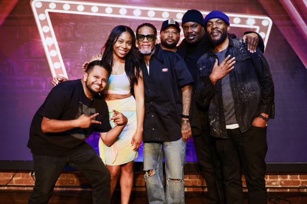 Vinayak with DL HUGHLEY