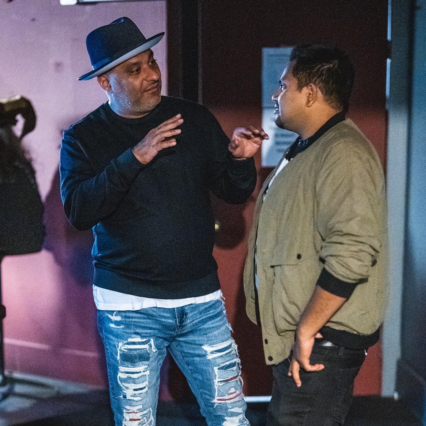 Vinayak with RUSSELL PETERS
